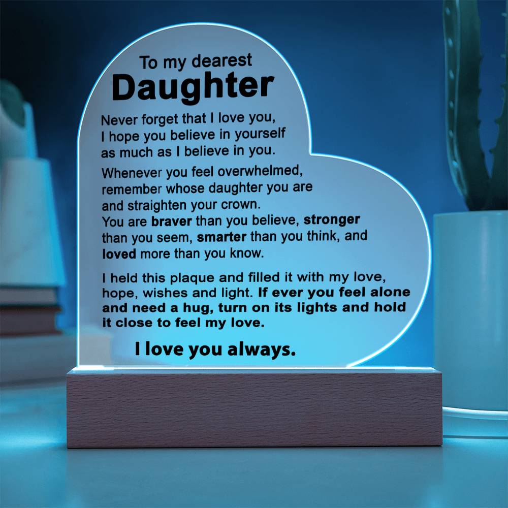 To My Daughter - Acrylic Gift Set - LM002