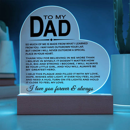 To My Dad - Acrylic Gift Set - LM003