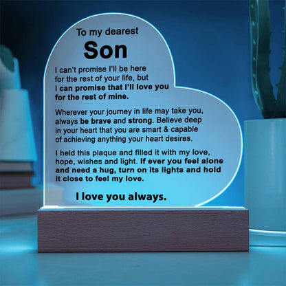 To My Son - Acrylic Gift Set - LM001