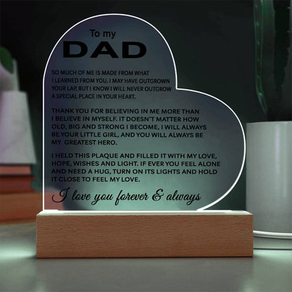 To My Dad - Acrylic Gift Set - LM001