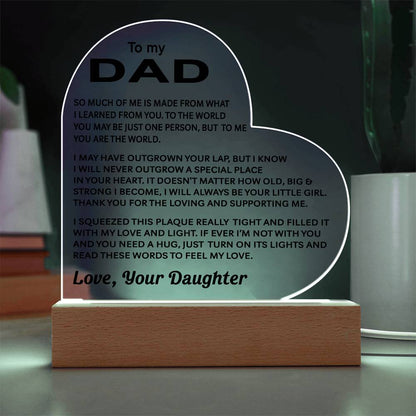 To My Dad - Acrylic Gift Set - LM004