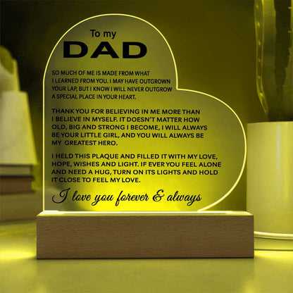 To My Dad - Acrylic Gift Set - LM001