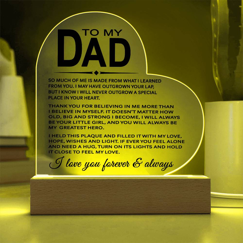 To My Dad - Acrylic Gift Set - LM003