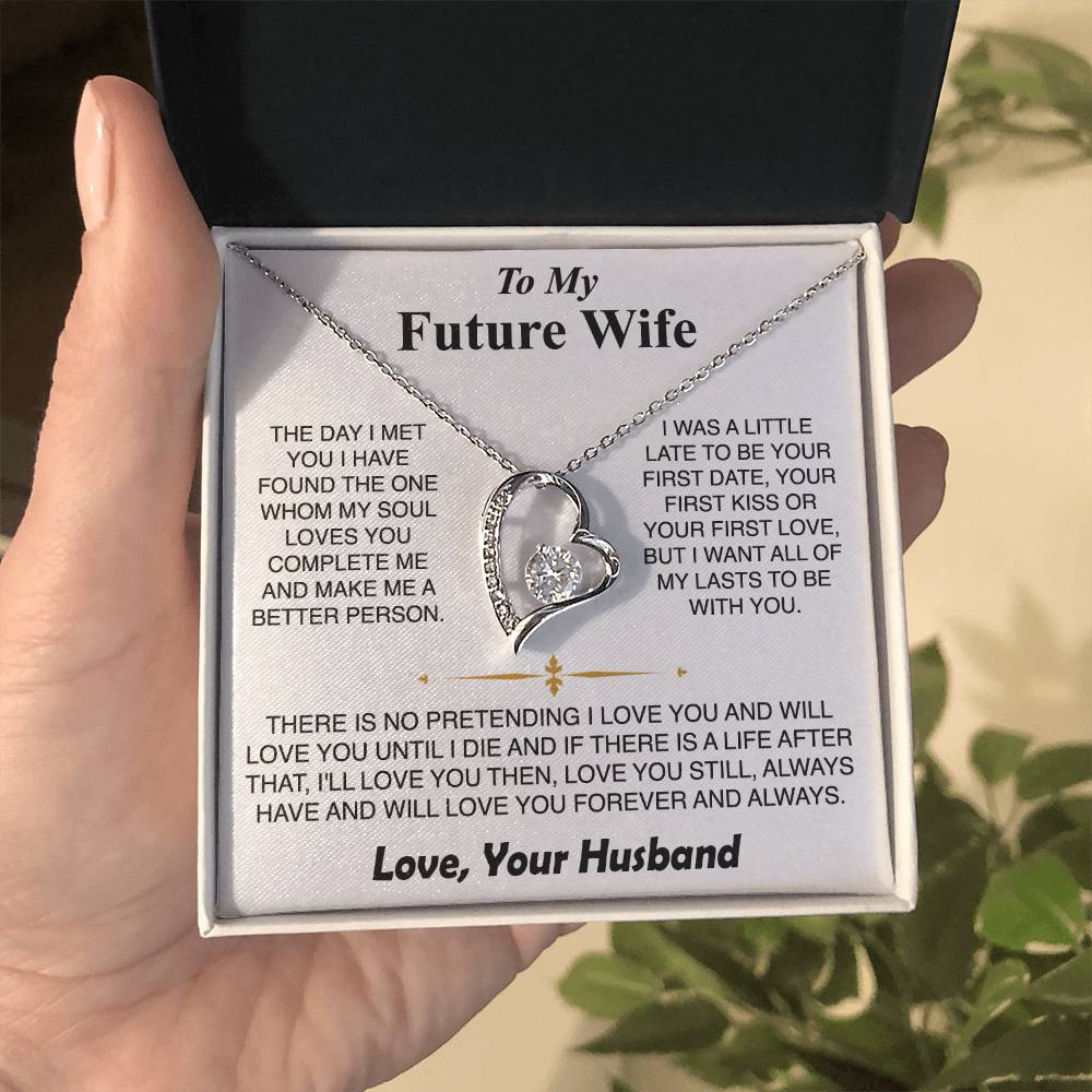 To My Future Wife - Forever Heart Necklace Gift Set - LM002