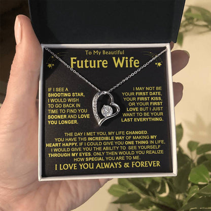 To My Future Wife - Forever Heart Necklace Gift Set - LM004