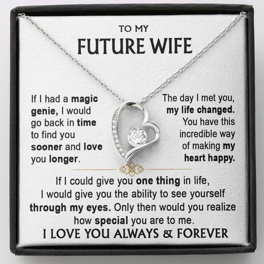 To My Future Wife - Forever Heart Necklace Gift Set - LM005