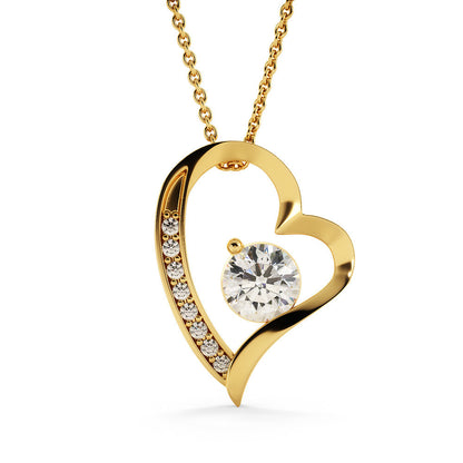 To My Wife - Forever Heart Necklace Gift Set - LM001