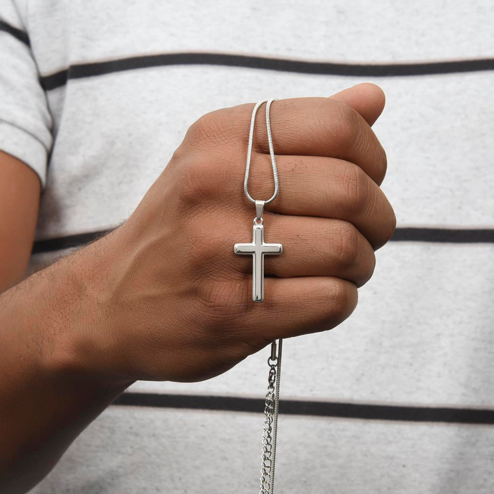 To My Son - Cross Necklace Gift Set - LM002