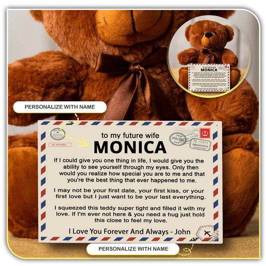 [ALMOST SOLD OUT] To My Future Wife - Personalized Teddy Bear Gift Set - LM004