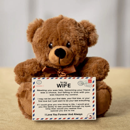 To My Beautiful Wife - Teddy Bear Gift Set - LM006