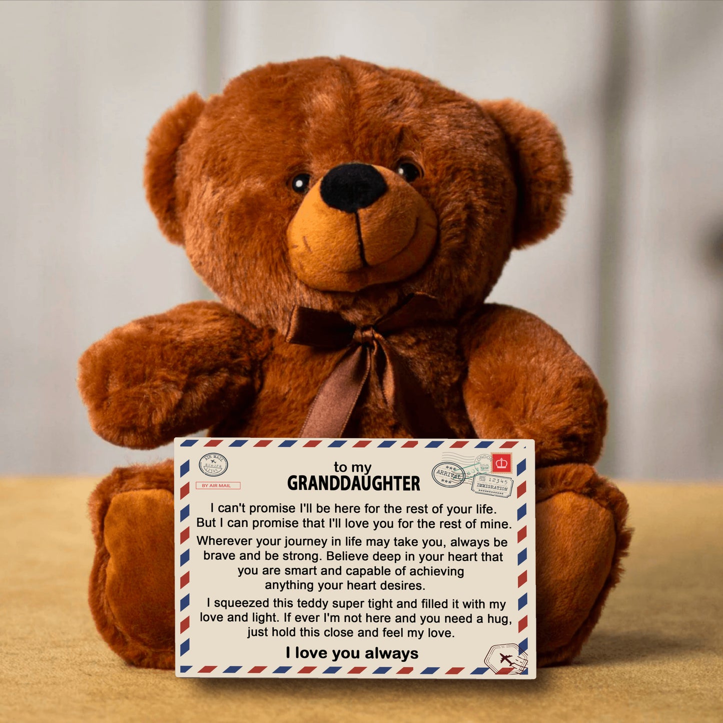 To My Granddaughter - Teddy Bear Gift Set - GD05