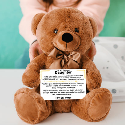 To My Daughter - Teddy Bear Gift Set - LM007