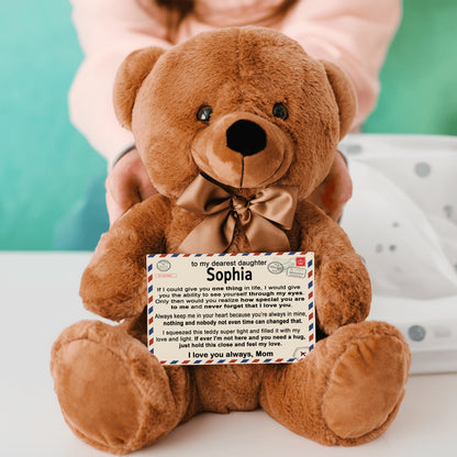 [ALMOST SOLD OUT] To My Daughter - Personalized Teddy Bear Gift Set - LM006