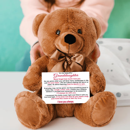To My Granddaughter - Teddy Bear Gift Set - GD08